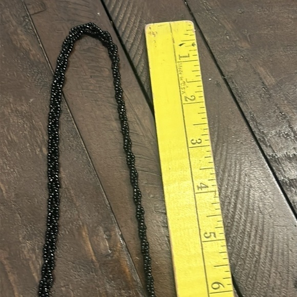 Mini Shoulder Purse Beaded Black Evening Bag - Picture 5 of 14